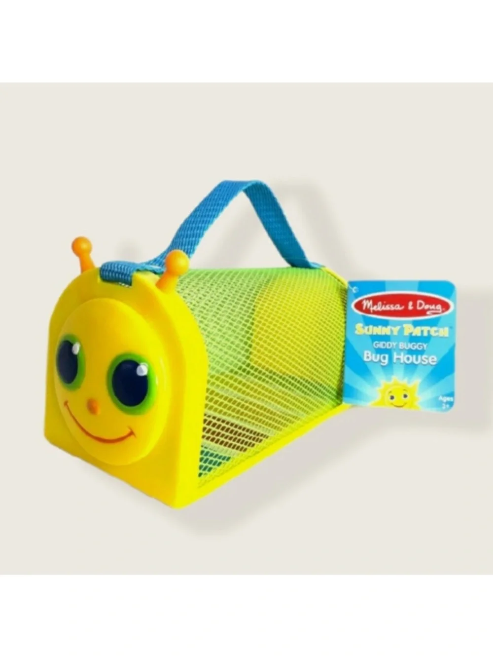 Melissa & Doug Giddy Buggy Bug Catcher NWT Yellow Caterpillar Toy Yellow